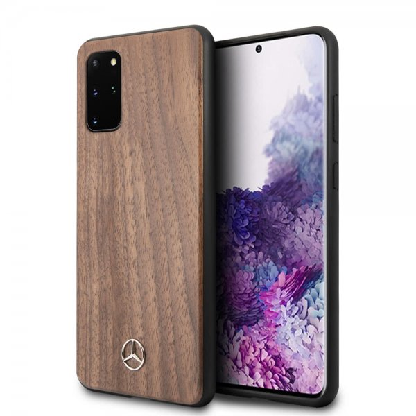 Mercedes Benz Samsung Galaxy S20 Plus Kuori Wood Line Ruskea
