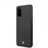 BMW Samsung Galaxy S20 Suojakuori Leather Lines, musta
