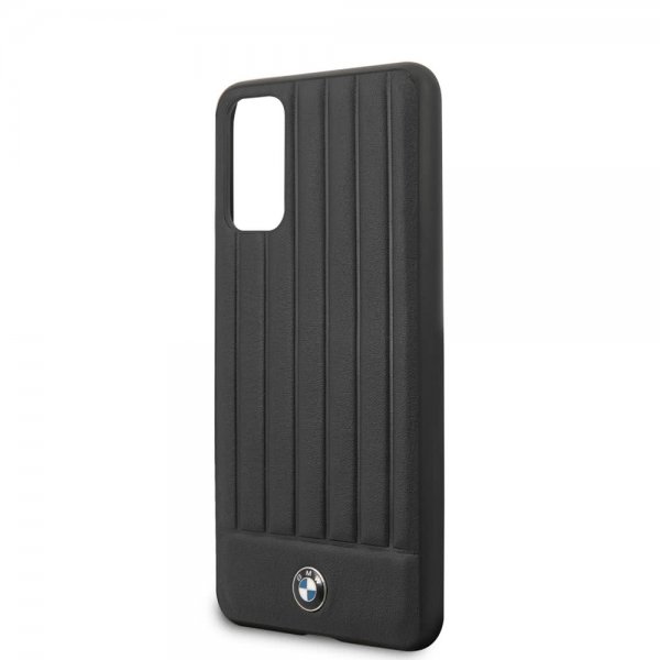 BMW Samsung Galaxy S20 Suojakuori Leather Lines, musta