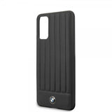 BMW Samsung Galaxy S20 Suojakuori Leather Lines, musta