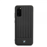 BMW Samsung Galaxy S20 Suojakuori Leather Lines, musta