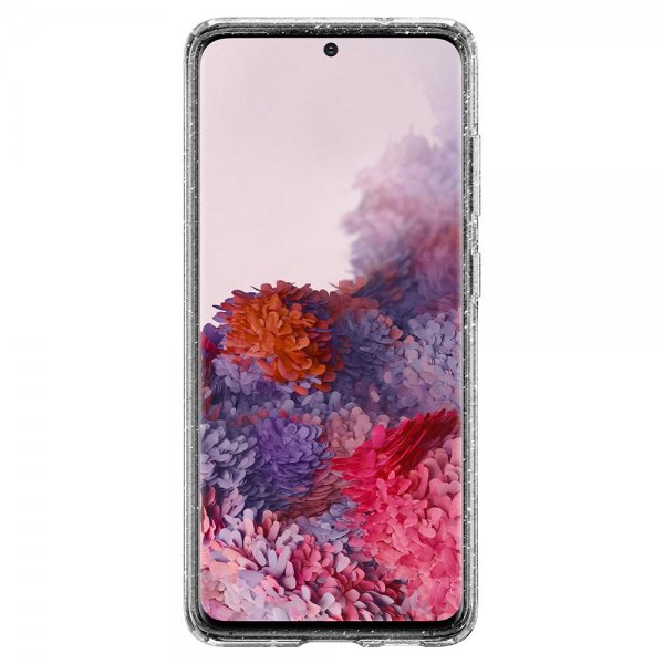 Spigen Samsung Galaxy S20 Suojakuori Liquid Crystal Glitter Crystal Quartz