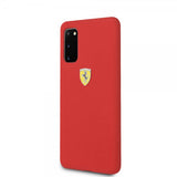 Ferrari Samsung Galaxy S20 Suojakuori Logolla, Punainen