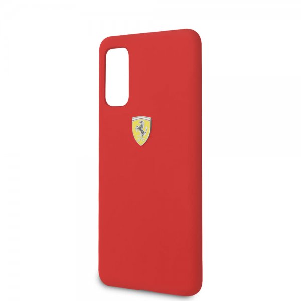 Ferrari Samsung Galaxy S20 Suojakuori Logolla, Punainen