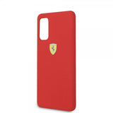 Ferrari Samsung Galaxy S20 Suojakuori Logolla, Punainen
