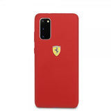 Ferrari Samsung Galaxy S20 Suojakuori Logolla, Punainen