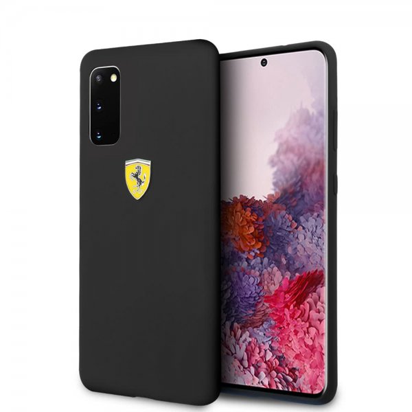 Ferrari Samsung Galaxy S20 Suojakuori Logolla Musta