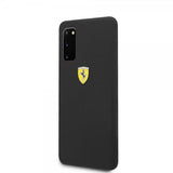 Ferrari Samsung Galaxy S20 Suojakuori Logolla Musta