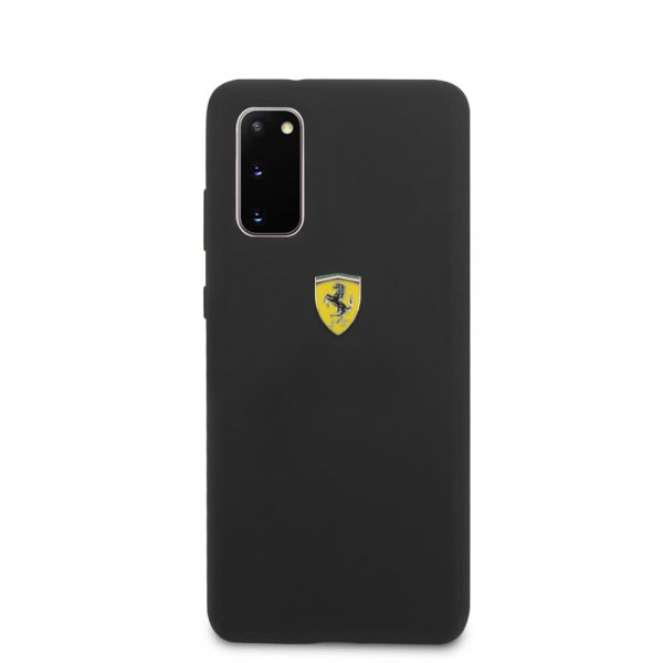 Ferrari Samsung Galaxy S20 Suojakuori Logolla Musta