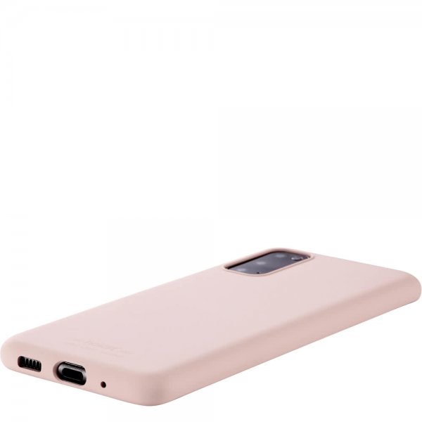 holdit Samsung Galaxy S20 -silikonikuori, Blush Pink