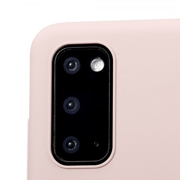 holdit Samsung Galaxy S20 -silikonikuori, Blush Pink