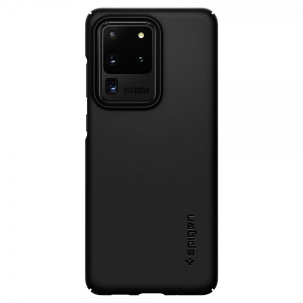 Spigen Samsung Galaxy S20 Ultra Suojakuori Thin Fit Musta