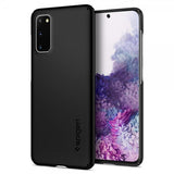 Spigen Samsung Galaxy S20 Ohut istuvuus -suojakuori, musta
