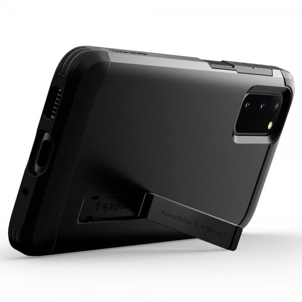 Spigen Samsung Galaxy S20 Suojakuori Tough Armor Musta