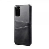 Samsung Galaxy S20 Suojakuori kahdella korttipaikalla, musta