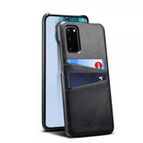 Samsung Galaxy S20 Suojakuori kahdella korttipaikalla, musta