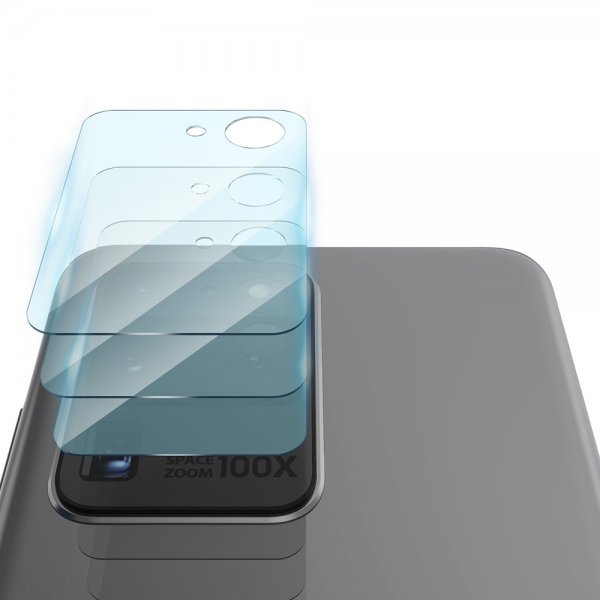 Ringke Samsung Galaxy S20 Ultra Kameran suojalasi Camera Protector Glass 3-pakkaus