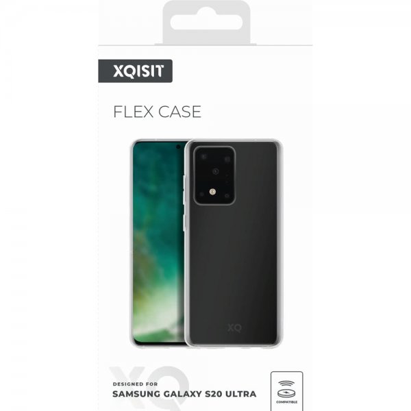 Xqisit Samsung Galaxy S20 Ultra Suojakuori Flex Case Läpinäkyvä