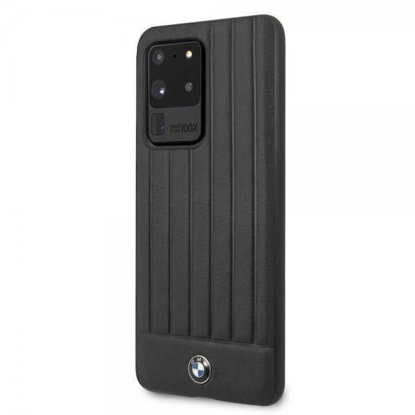 BMW Samsung Galaxy S20 Ultra Suojakuori Nahkajäljitelmä, musta