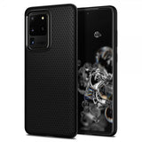 Spigen Samsung Galaxy S20 Ultra -suojakuori Liquid Air Matte Black