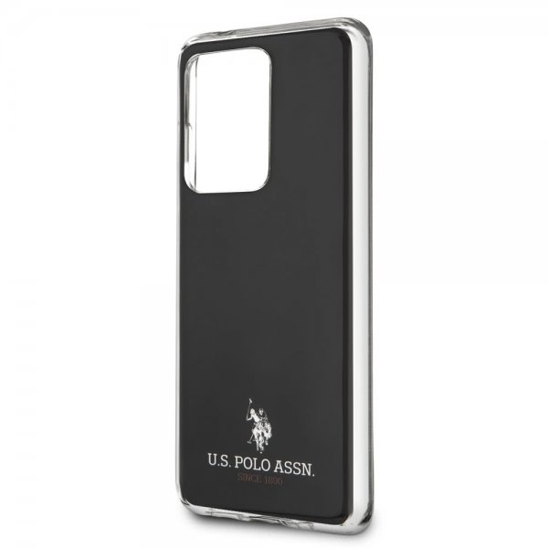 U.S. Polo Samsung Galaxy S20 Ultra -kuoret logolla, musta
