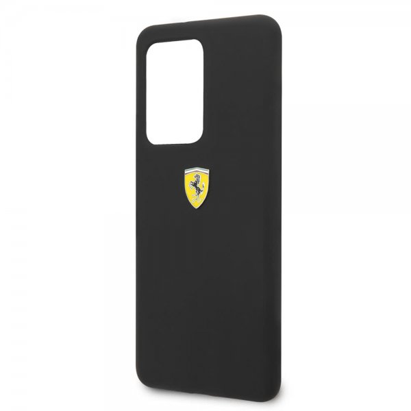 Ferrari Samsung Galaxy S20 Ultra -kuoret logolla, musta