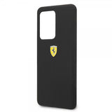 Ferrari Samsung Galaxy S20 Ultra -kuoret logolla, musta