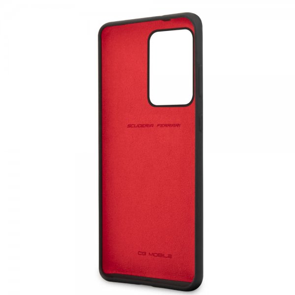 Ferrari Samsung Galaxy S20 Ultra -kuoret logolla, musta