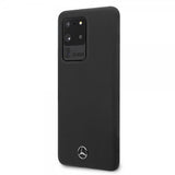 Mercedes Benz Samsung Galaxy S20 Ultra Suojakuori logolla Musta