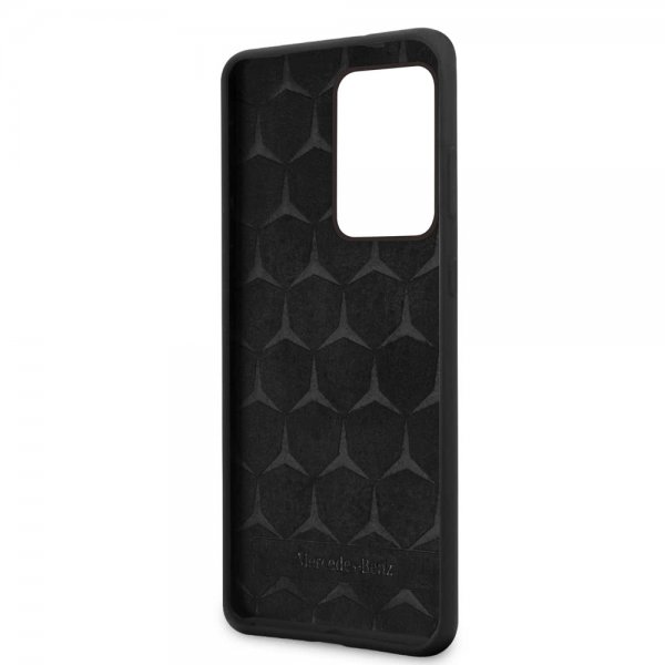 Mercedes Benz Samsung Galaxy S20 Ultra Suojakuori logolla Musta