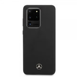 Mercedes Benz Samsung Galaxy S20 Ultra Suojakuori logolla Musta