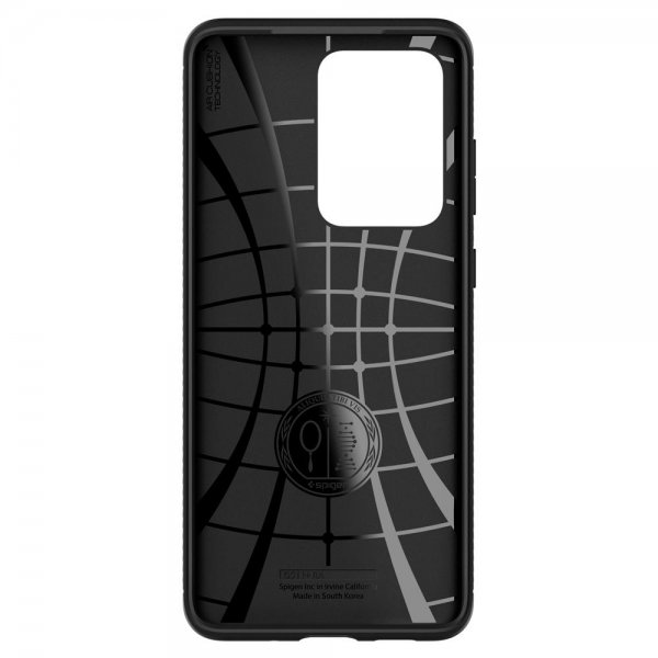 Spigen Samsung Galaxy S20 Ultra Suojakuori Rugged Armor Matte Black