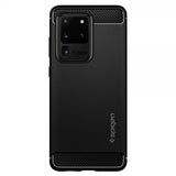 Spigen Samsung Galaxy S20 Ultra Suojakuori Rugged Armor Matte Black