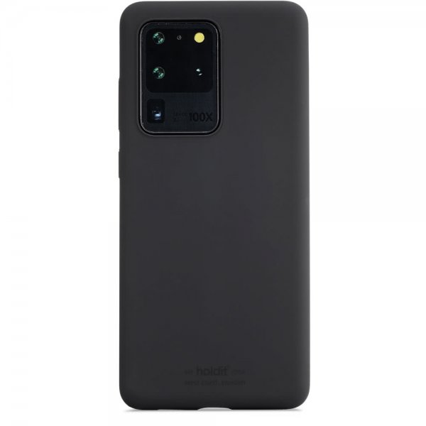 holdit Samsung Galaxy S20 Ultra Silikonikuori Musta