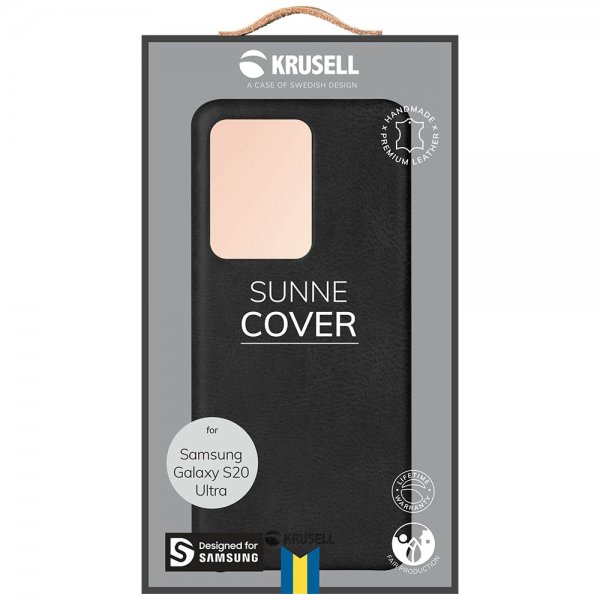 Krusell Samsung Galaxy S20 Ultra Suojakuori Sunne Cover Vintage Black