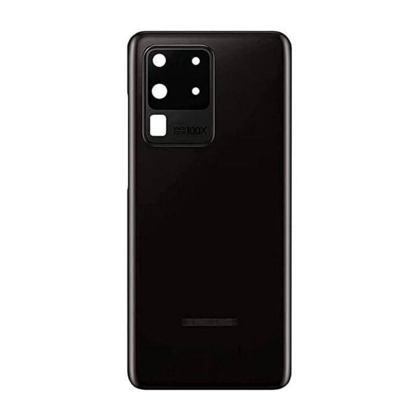Samsung Galaxy S20 Ultra (SM-G988B) Alkuperäinen Mea-takakansi - Musta