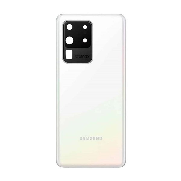 Samsung Galaxy S20 Ultra (SM-G988F) Takakansi Alkuperäinen - Valkoinen