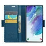 CaseMe Samsung Galaxy S21 FE Kotelo 023 Sarja Sininen