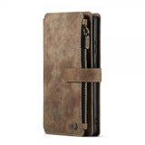 CaseMe Samsung Galaxy S21 FE C30 Series Kotelo, Ruskea