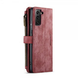 CaseMe Samsung Galaxy S21 FE -suojakotelo, C30-sarja, punainen