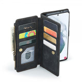 CaseMe Samsung Galaxy S21 FE -kotelo C30 Series Musta