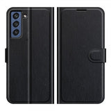 Samsung Galaxy S21 FE Litchi musta kotelo