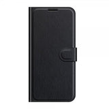 Samsung Galaxy S21 FE Litchi musta kotelo