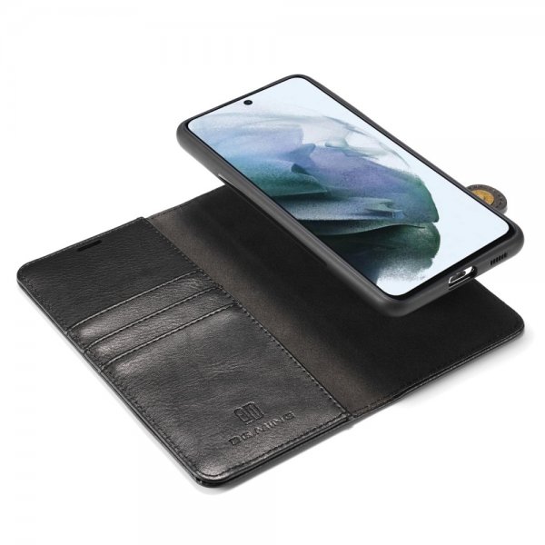 Dg.Ming Samsung Galaxy S21 FE -suojakuori, irrotettava kuori, musta