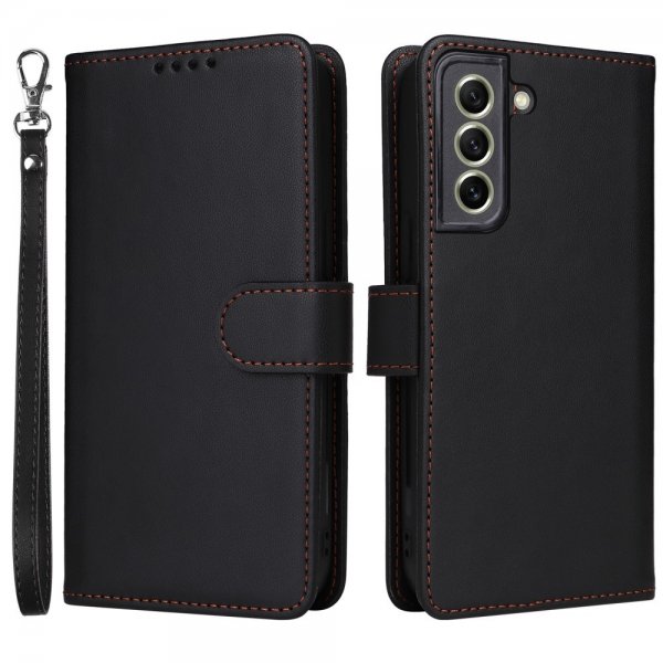 Betopnice Samsung Galaxy S21 FE -suojakuori irrotettavalla kuorella 005 musta