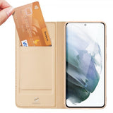 Dux Ducis Samsung Galaxy S21 FE -suojakotelo, Skin Pro Series, kulta