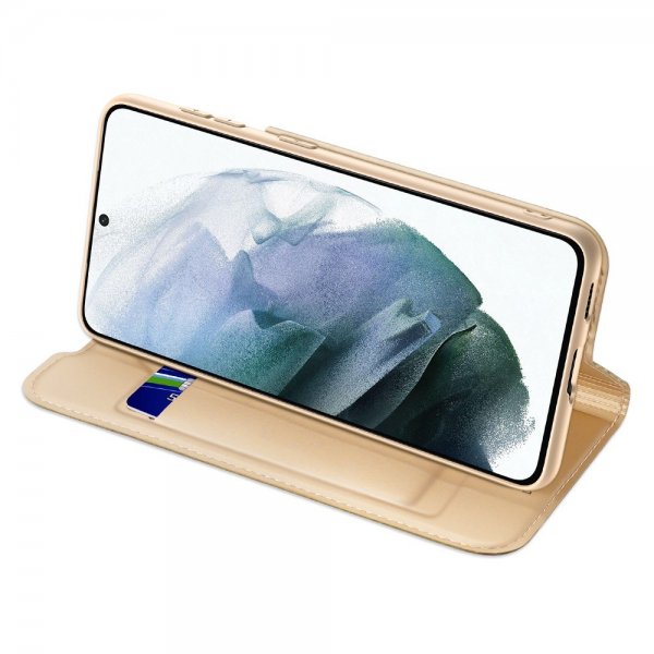 Dux Ducis Samsung Galaxy S21 FE -suojakotelo, Skin Pro Series, kulta