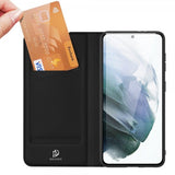 Dux Ducis Samsung Galaxy S21 FE Fodral Skin Pro Series Musta