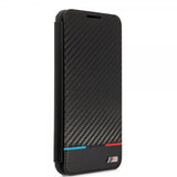 BMW Samsung Galaxy S21 FE Tricolor Stripe Carbon -suojakuori, musta