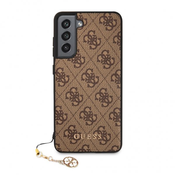 Guess Samsung Galaxy S21 FE Kuoret 4G Charms Ruskea